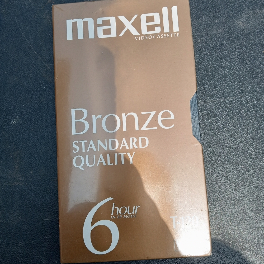 LOT of 6 Maxell ST-120XR-SE VHS Tapes New Old Stock